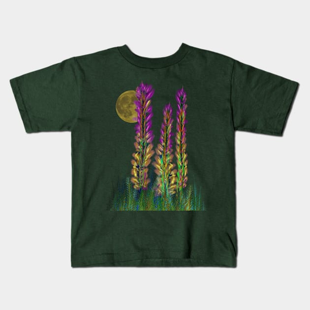 Desert Candle Foxtail Lily Kids T-Shirt by vidka91@yahoo.com